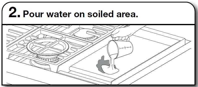 KitchenAid Commercial-Style 48 Inch Built-In Gas Cooktop with 6 Burners and Grid CARE AND CLEANING 6