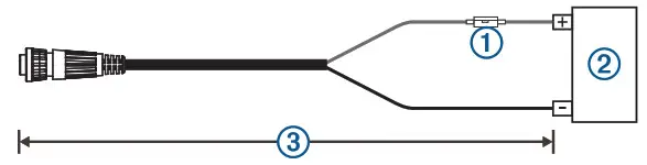 GARMIN 010-02134-00 GTB10 OnDeck Hub - Connecting to Power