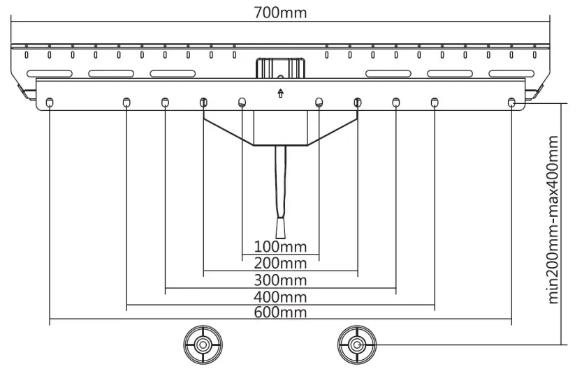 StarTech Display Mount for Stud-less Walls- Front 1