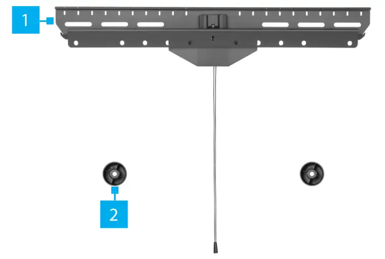 StarTech Display Mount for Stud-less Walls- Front View