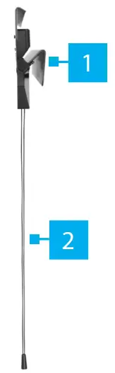 StarTech Display Mount for Stud-less Walls- Side View