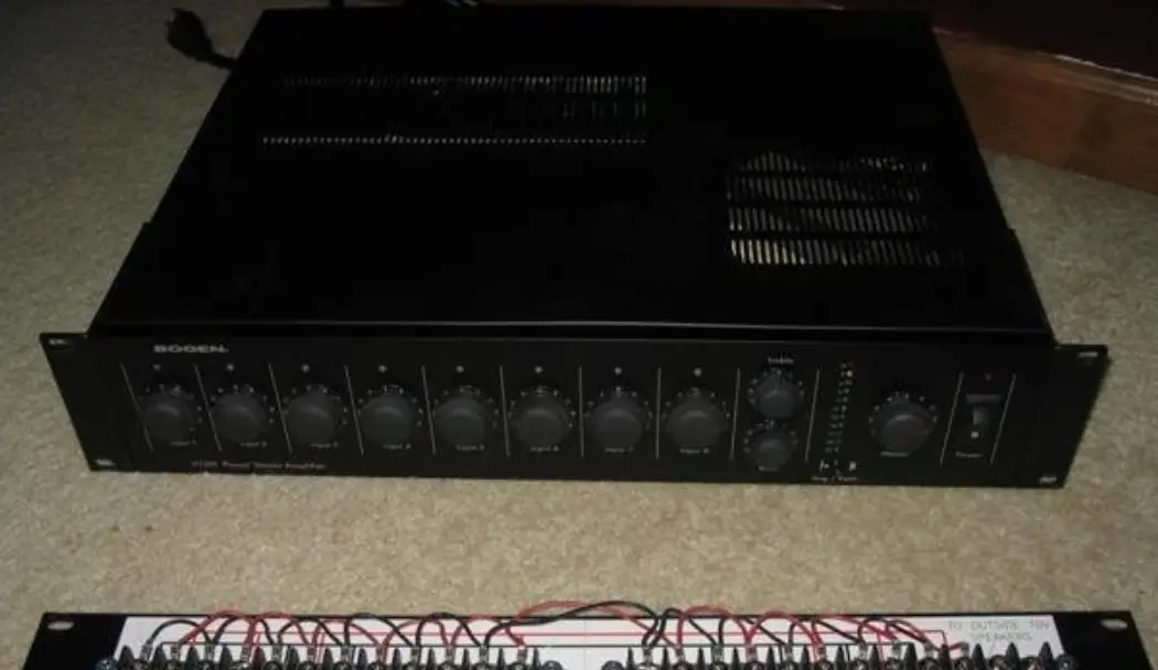 Bogen V35 Power Vector Amplifier User Manual Bogen V35 Power Vector Amplifier User Manual