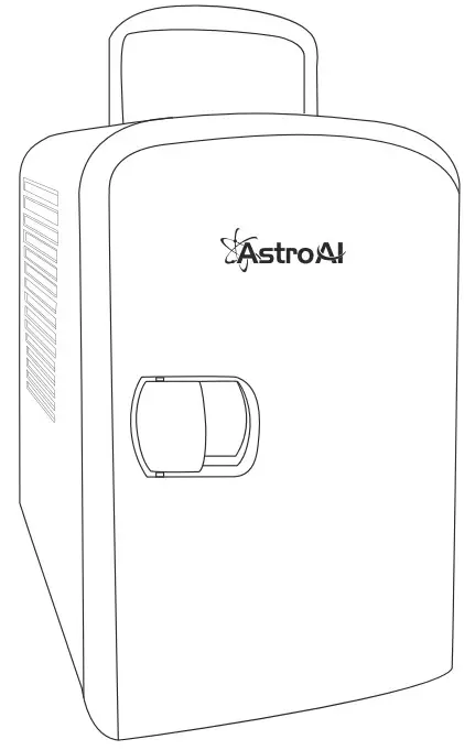 AstroAI ASIM040W Portable Mini Refrigerator -