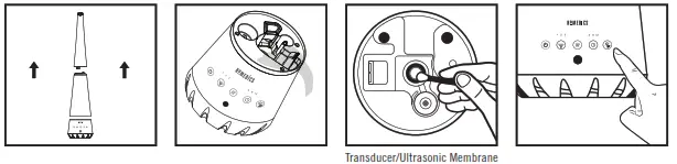 Homedics UHE-WM10 Total Comfort 2 in 1 Humidifier Warm and Cool Mist Instruction - CLEANING AND CARE
