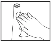 Homedics UHE-WM10 Total Comfort 2 in 1 Humidifier Warm and Cool Mist Instruction - TO CLEAN THE SURFACE