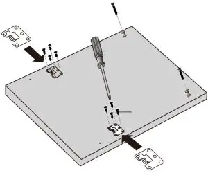 Whirlpool Custom 18 and 24 Wood Door Panel - Install brackets and studs