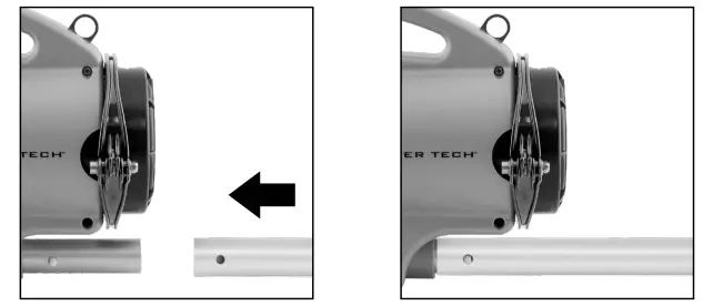 Attaching the Pool Pole