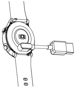 GUARDO BE Fit Coach Prime Activity Tracker Watch with Built in GPS - charging