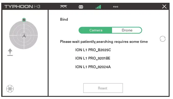 Binding the ION L1 PRO and TYPHOON H3-2