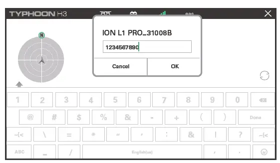 Binding the ION L1 PRO and TYPHOON H3-3