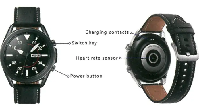 tekkiwear W3 Smartwatch User Manual - Product Diagram