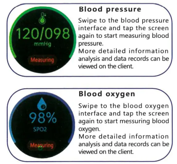 tekkiwear W3 Smartwatch User Manual - Watch Function introduction 3