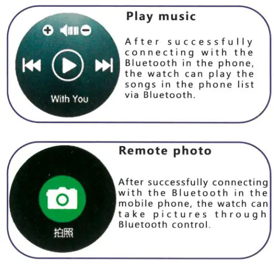 tekkiwear W3 Smartwatch User Manual - Watch Function introduction 7