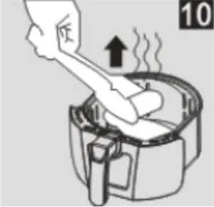 Zenchef AF10 1400W Air Fryer - fig11