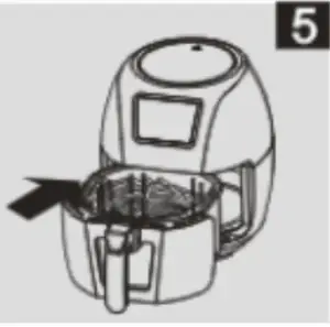 Zenchef AF10 1400W Air Fryer - fig6