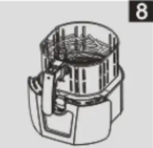 Zenchef AF10 1400W Air Fryer - fig9