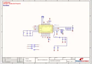 Schrader Electronics AFFPK4 TPMS Transmitter-- Schematic diagram