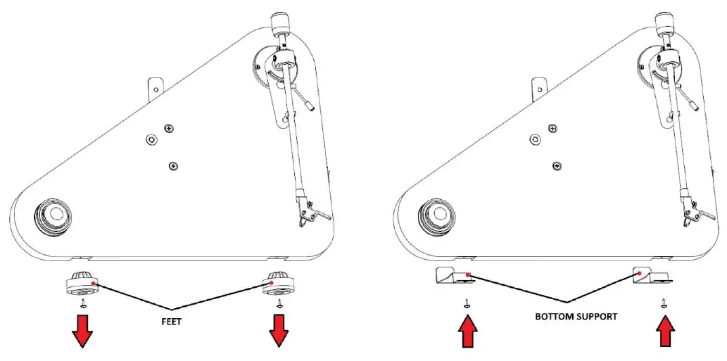 ASSEMBLING THE BOTTOM SUPPORT