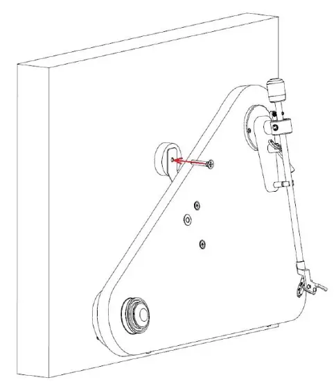 MOUNTING ON THE WALL