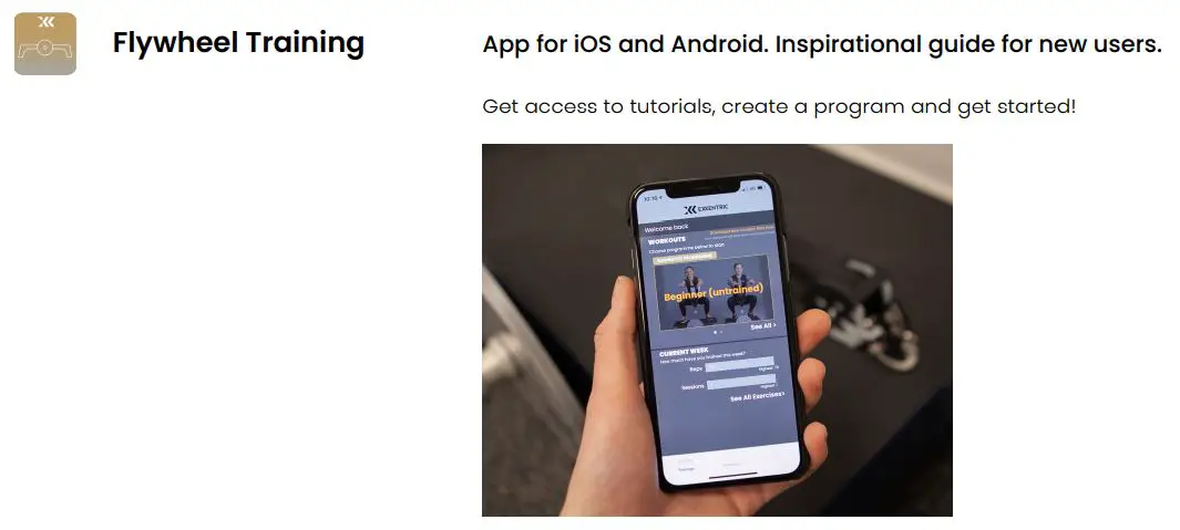 EXXENTRIC kPulley Flywheel Training User Guide - Flywheel Training