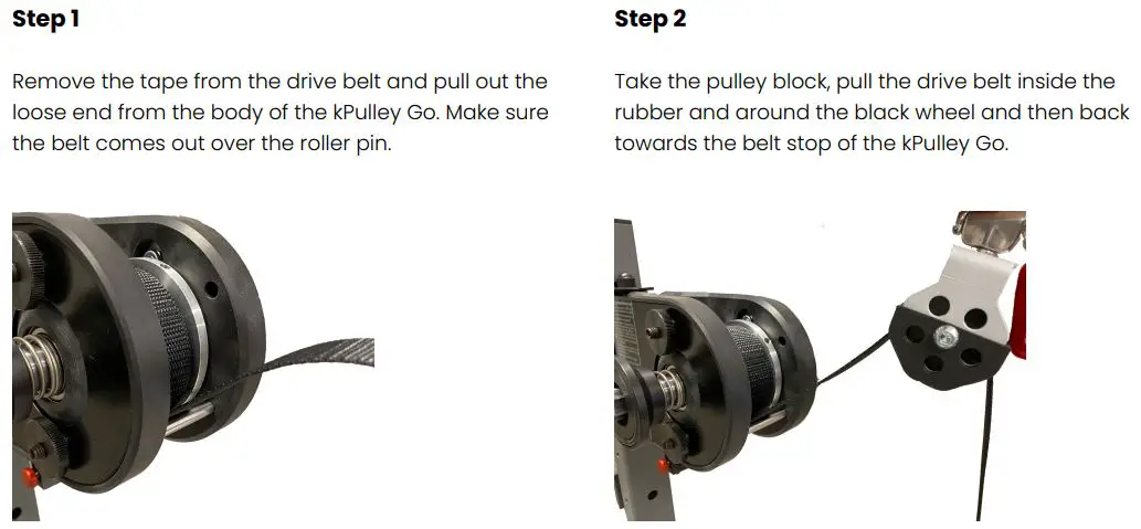 EXXENTRIC kPulley Flywheel Training User Guide - PULLEY BLOCK ATTACHMENT