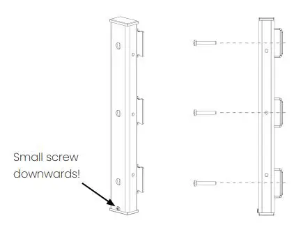 EXXENTRIC kPulley Flywheel Training User Guide - Screw the beam to the wall