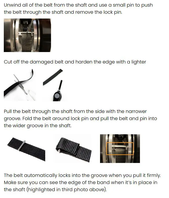 EXXENTRIC kPulley Flywheel Training User Guide - Trimming a Worn Drive Belt