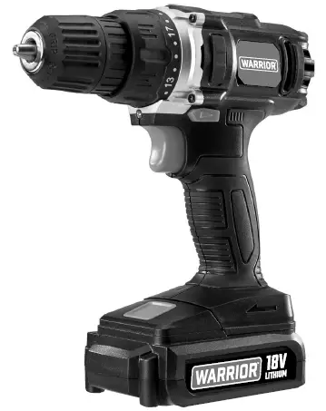 HARBOR FREIGHT 58389 18V Lithium 3-8 Inch Cordless Drill-Driver