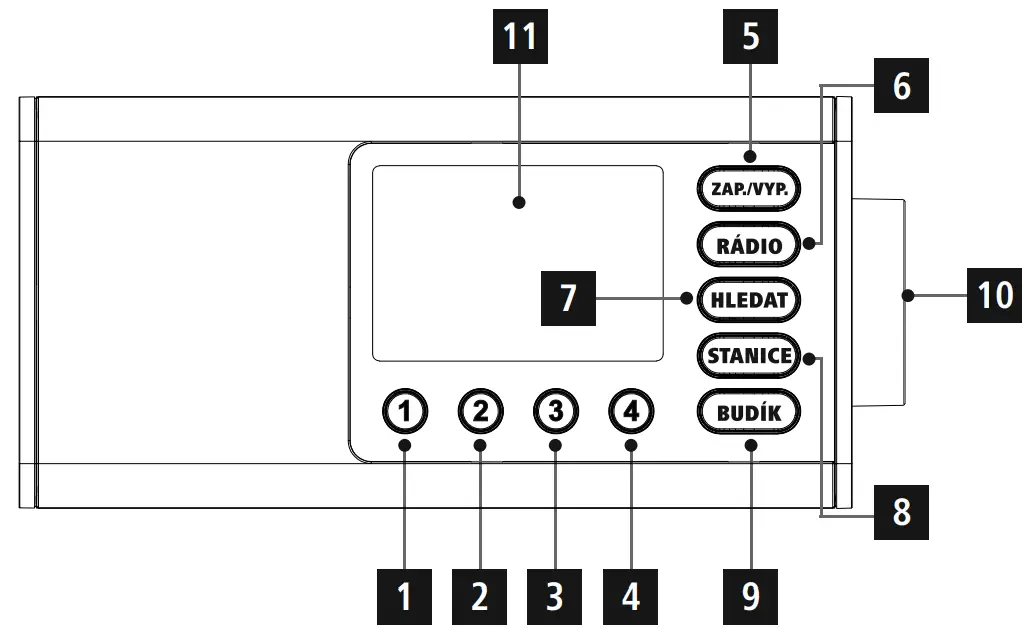 hama 67054241 DR1000 Digital Radio - Front view
