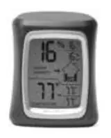 a clock that is on the phone