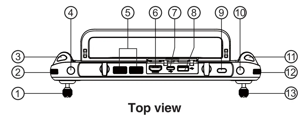 AUTEL EF9RC2409A Smart Controller - Top view