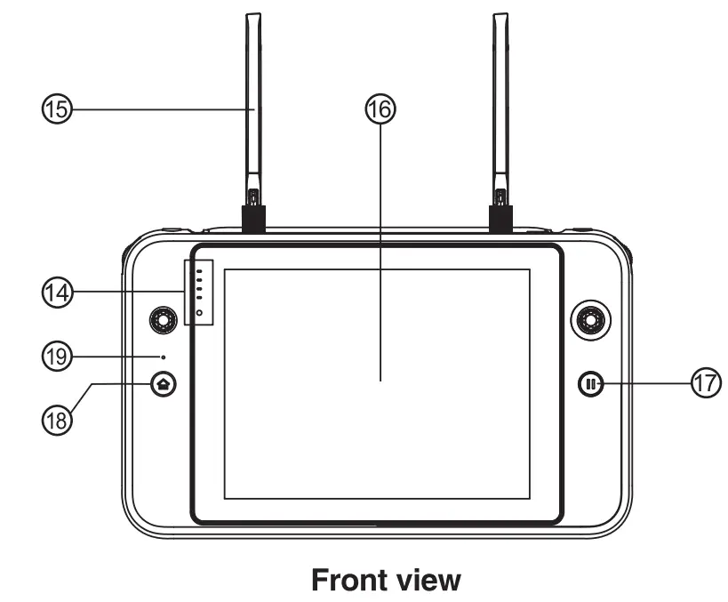 AUTEL EF9RC2409A Smart Controller - front view