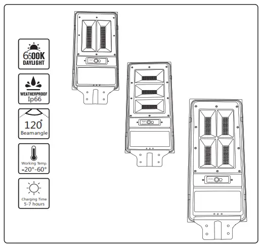 Blinq88 High Quality Solar Street Light - light