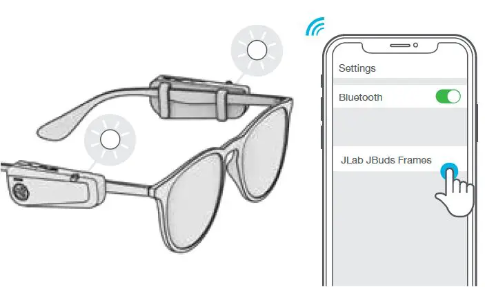 JLAB JBuds Frames Wireless Audio Open-Ear Headphone fig-4