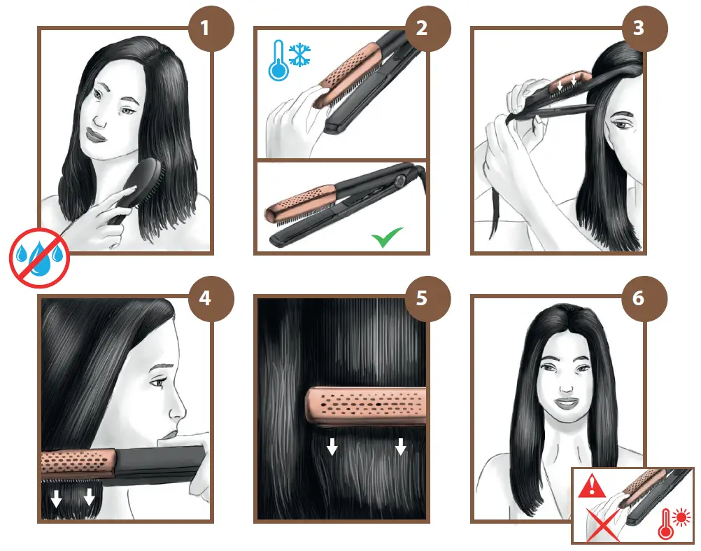 Rowenta 1820006461 QSG Hair Straightener fig3