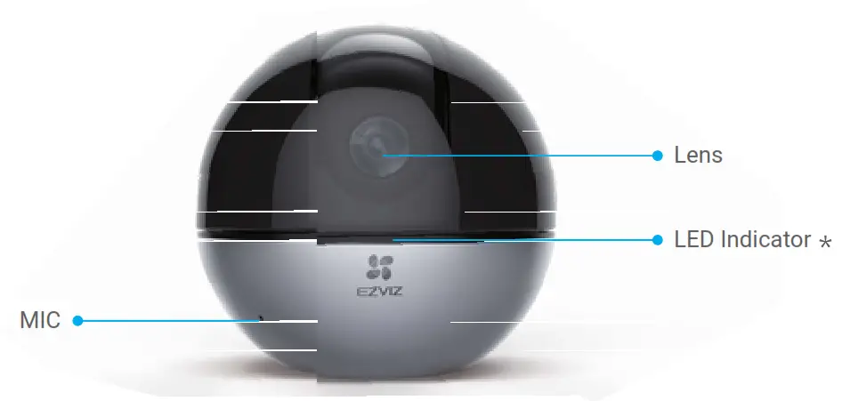 EZVIZ C6W Smart WiFi Pan and Tilt Camera - Basics