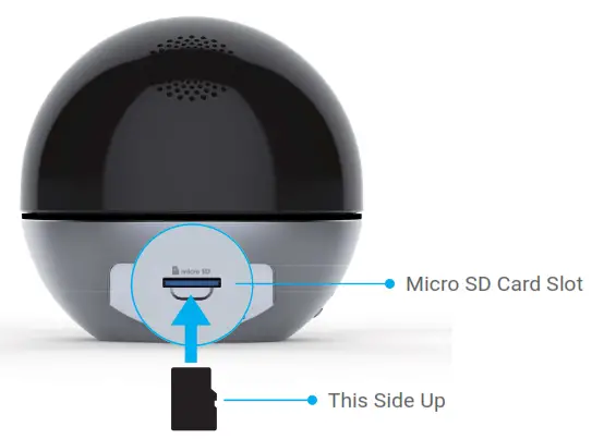 EZVIZ C6W Smart WiFi Pan and Tilt Camera - Installation