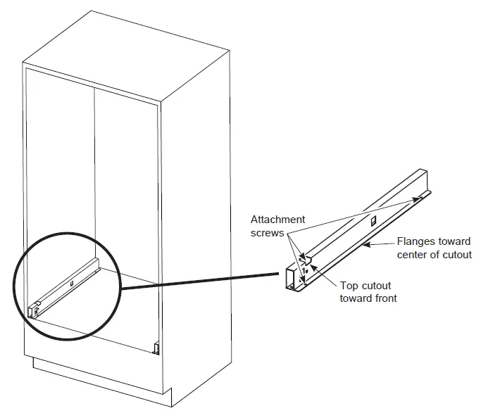 PEDESTAL RAIL INSTALLATION