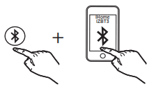 iHOME iZBT3 White Noise Machine with Sunrise Wake Up - Bluetooth Pairing