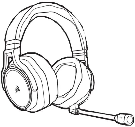 CORSAIR RDA0032 Wireless Gaming Headset