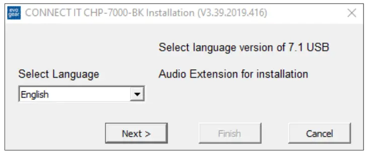 connect IT CHP 7000 BK Gaming Headphones with Microphone - software