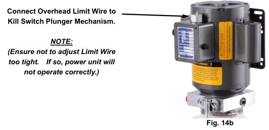 TUXED Two-Post Clear Floor Lift - fIG 14b