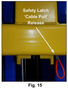 TUXED Two-Post Clear Floor Lift - fIG 15