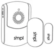 simpl 731069 Motion Alert Kit - Box Context Door alerts