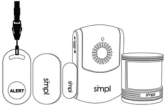 simpl 731069 Motion Alert Kit - Box Context Safety Alerts Kit
