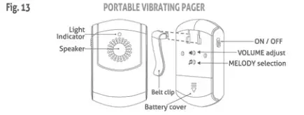 simpl 731069 Motion Alert Kit - Pager fig 13