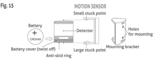simpl 731069 Motion Alert Kit - Sensor Battery Replacement fiig 15