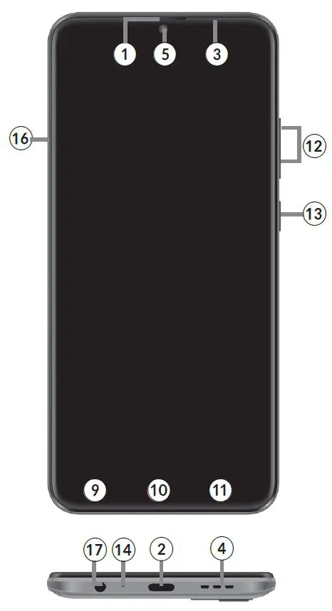 Kruger Matz KM0497 Live 9 Smartphone fig 1