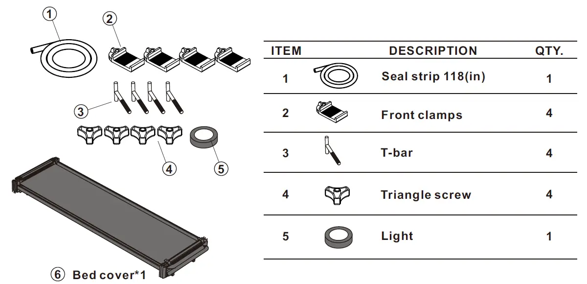 TONNEAU COVER 59312 Soft Folding 1