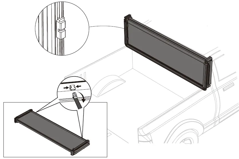 TONNEAU COVER 59312 Soft Folding 3